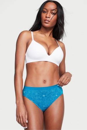 High Dive Blue Victoria's Secret No Show Seamless Bikini Knickers | 0596LVBJE