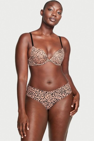 Leopard Print Victoria's Secret No-Show Leopard Print Cheeky Panty | 8467NSRQU