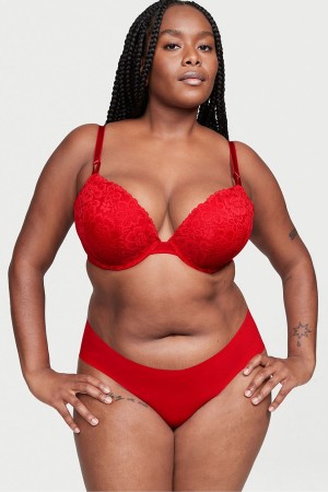 Lipstick Red Victoria's Secret Smooth No Show Cheeky Knickers | 2894MEWSD