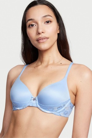 Morning Sky Blue Victoria's Secret Body by Victoria Smooth Lightly Lined Full Cup Bra | 7961LBQHF