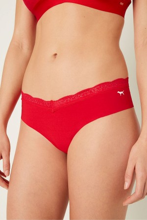 Pepper Red Victoria's Secret No-Show No Show Cheeky Knickers | 6072RSYVW