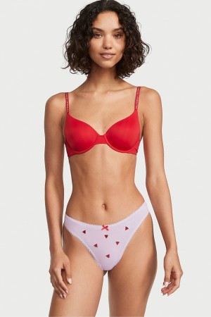 Perfume Watermelon Victoria's Secret Stretch Cotton Cotton High Leg Thong Knickers | 4135RKYHJ