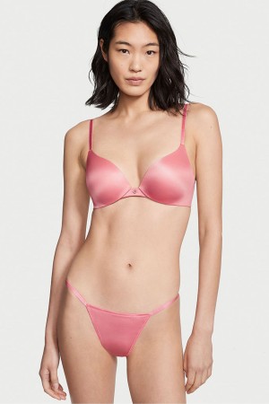 Pink Roses Victoria's Secret Very Sexy Smooth G String Knickers | 2358QWZCS