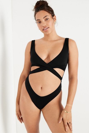 Pink Victoria's Secret Body Wrap Swimsuit | 7560TSFJA