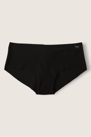 Pure Black Victoria's Secret No-Show No Show Hipster Knickers | 8405LJTKQ