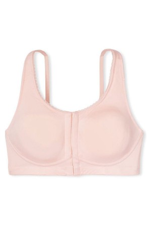 Purest Pink Victoria's Secret Body by Victoria Front Fastening Post Surgery Unlined Bra | 9801PXHAB