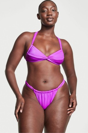 Purple Punch Victoria's Secret Twist Multiway Halterneck Bikini Top | 6479XIYVA