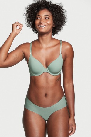 Seasalt Green Victoria's Secret Sexy Illusions by Victorias Secret Ribbed No Show Cheeky Knickers | 7509CWSJE