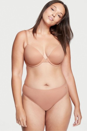 Sweet Nougat Nude Victoria's Secret Love Cloud Smooth Hipster Knickers | 8613BCSVY