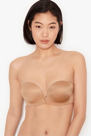 Sweet Praline Nude Victoria's Secret Very Sexy Add 2 Cups Smooth Multiway Strapless Bra | 6930IGXDT