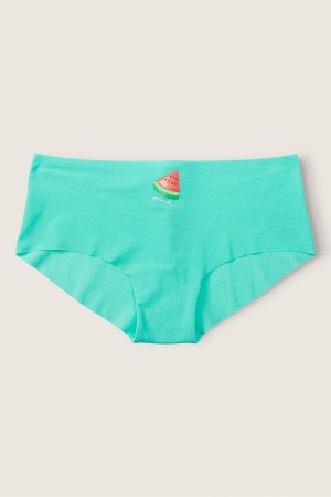 Teal Ice Green Victoria's Secret No-Show No Show Hipster Knickers | 7904RKLBP