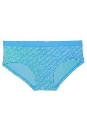 Tourmaline Blue Victoria's Secret Seamless Hipster Knickers | 4185SEXZI