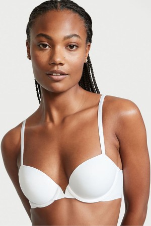 White Victoria's Secret Love Cloud Smooth Bra | 7093IHOBV