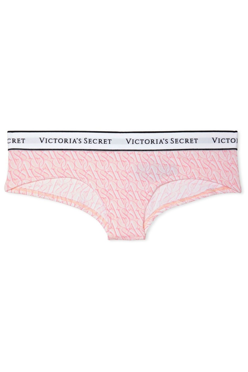 Academy Blue Victoria's Secret Stretch Cotton Logo Knickers | 5780RKAPE