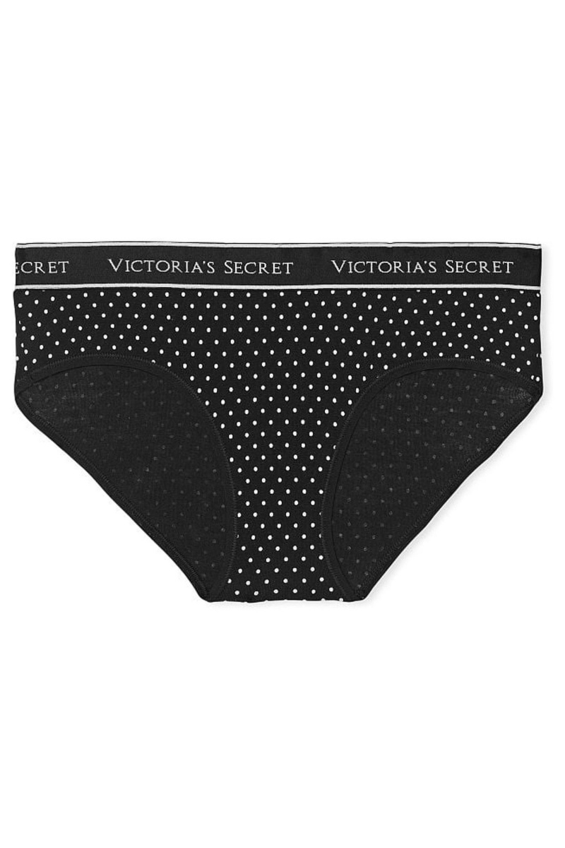 Academy Blue Victoria's Secret Stretch Cotton Stretch Cotton Logo Waist Hipster Knickers | 5906TYUBF