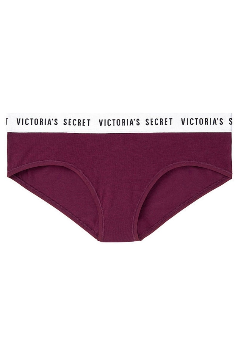 Academy Blue Victoria's Secret Stretch Cotton Logo Knickers | 8509SMEIB