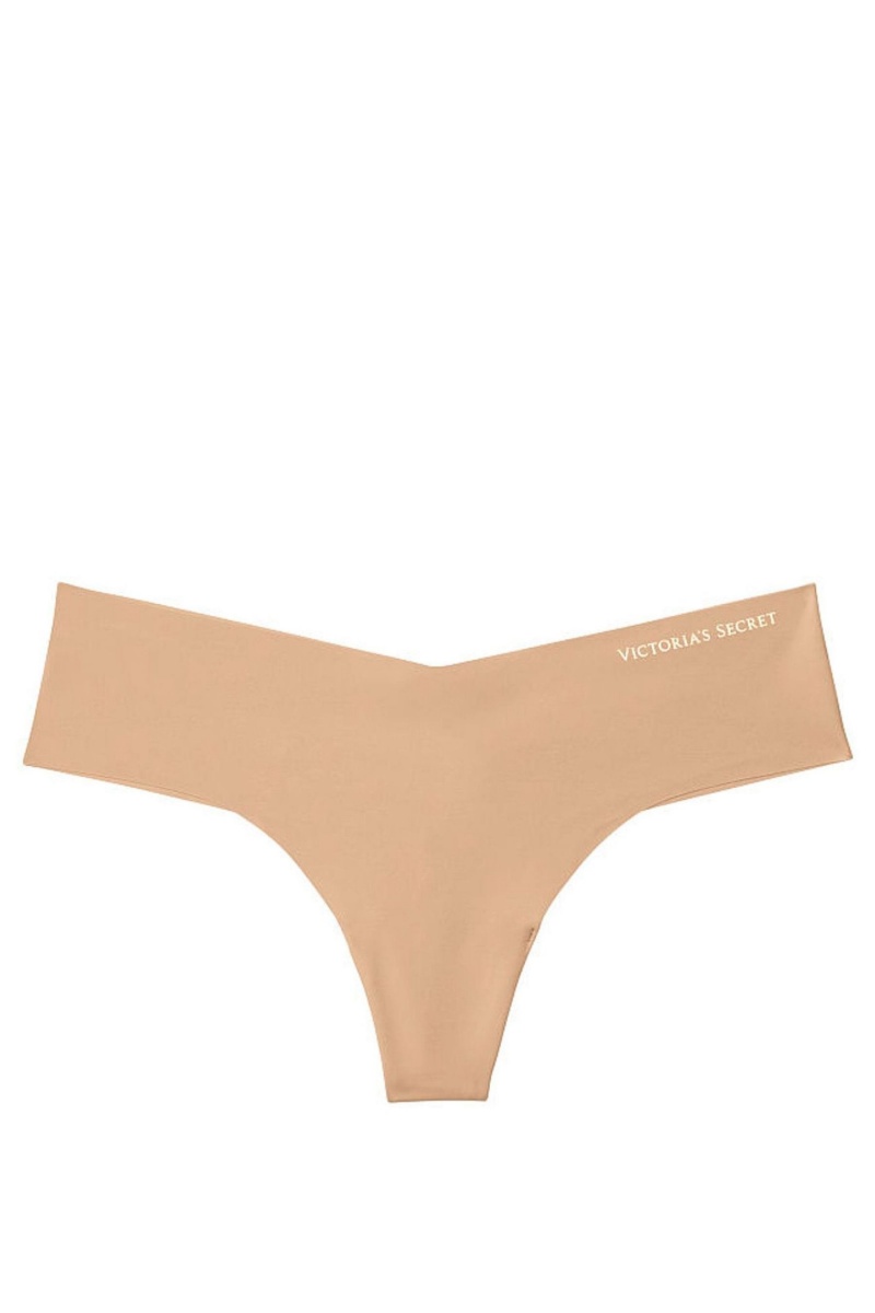 Almost Nude Victoria\'s Secret Sexy Illusions by Victorias Secret No Show Thong Knickers | 1247QRDAI