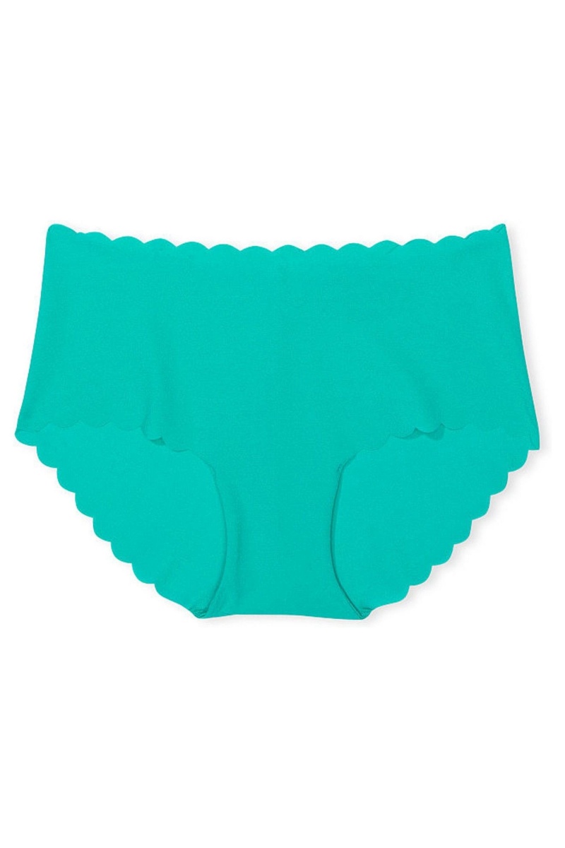 Aqua Sea Green Victoria's Secret Smooth No Show Hipster Knickers | 3290QAZJH