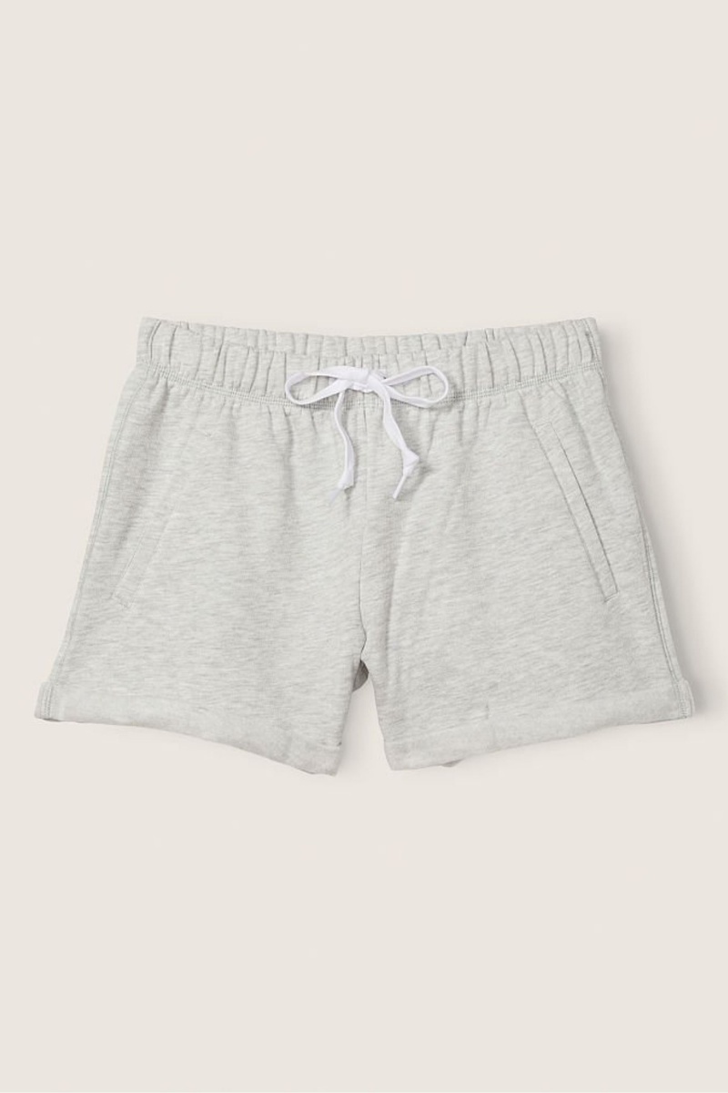 Arctic Ice With Brushed Logo Victoria's Secret Logo Lounge Short | 9167PCHFK