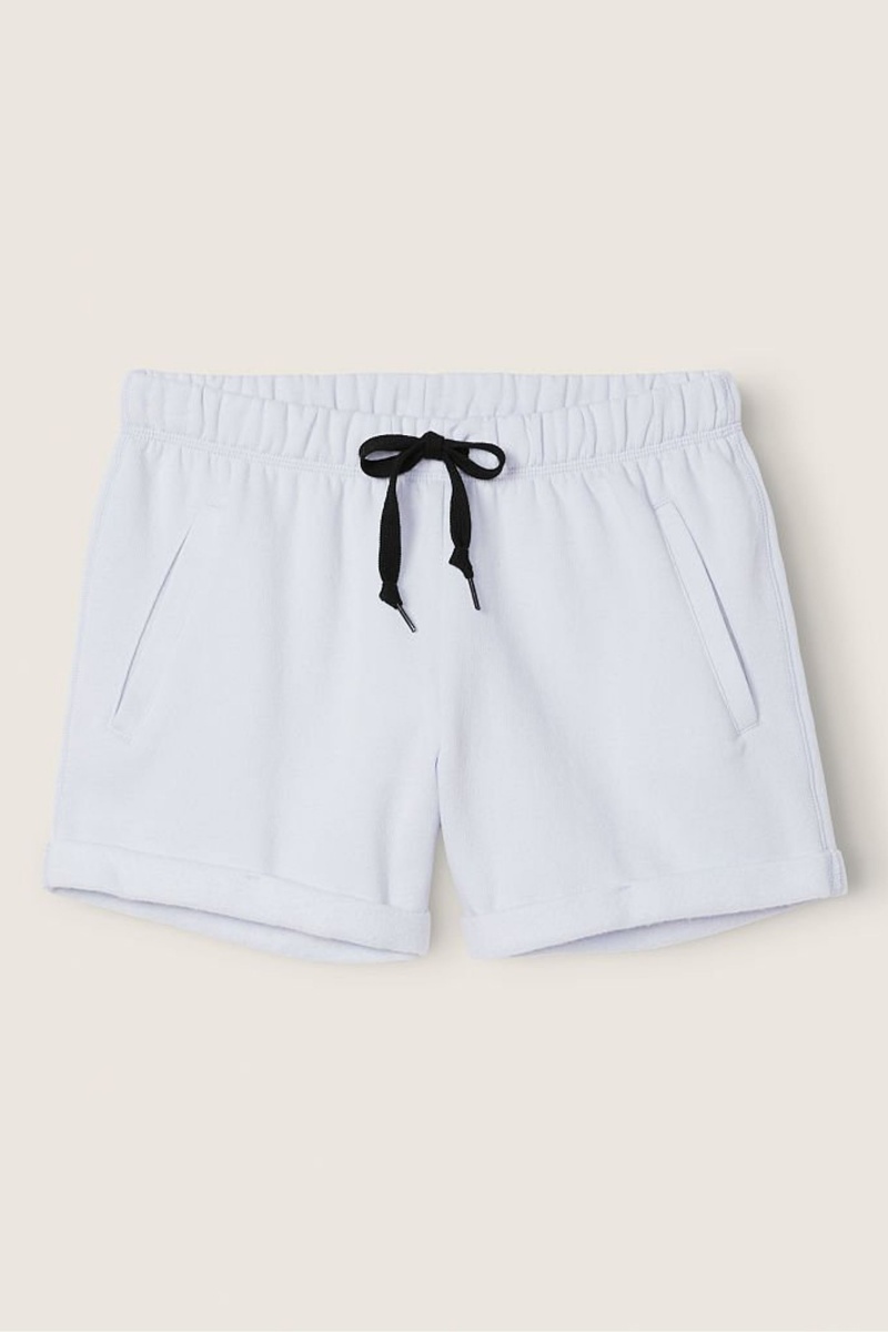 Arctic Ice With Brushed Logo Victoria's Secret Logo Lounge Short | 8425AQULW