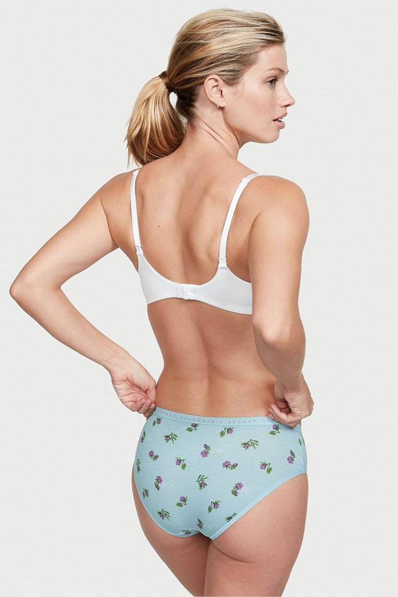 Berry Blush Casual Stripe Victoria's Secret Stretch Cotton Stretch Cotton Hipster Knickers | 1572UZPFS