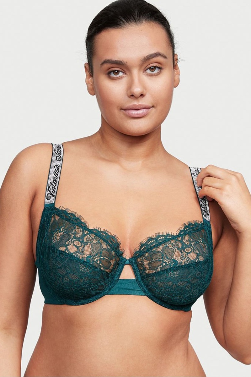 Black Ivy Green Victoria\'s Secret Very Sexy The Fabulous by Victoria’s Secret Full Cup Bra | 6409OXUFM