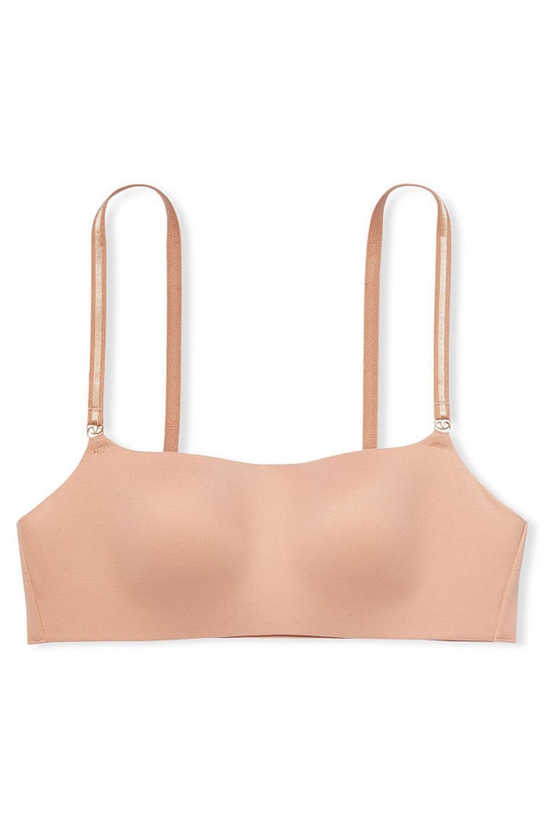 Black Nude Victoria's Secret Love Cloud Smooth Lightly Lined Non Wired Bralette | 6325PFMXY