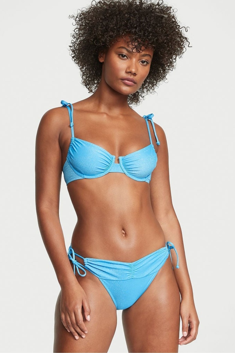 Black Shine Victoria\'s Secret Bikini Top | 3106IBYUP