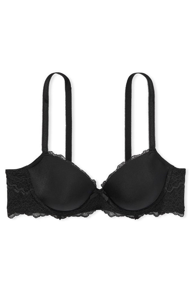 Black Smooth Victoria's Secret Dream Angels Bra | 4630XLBJD