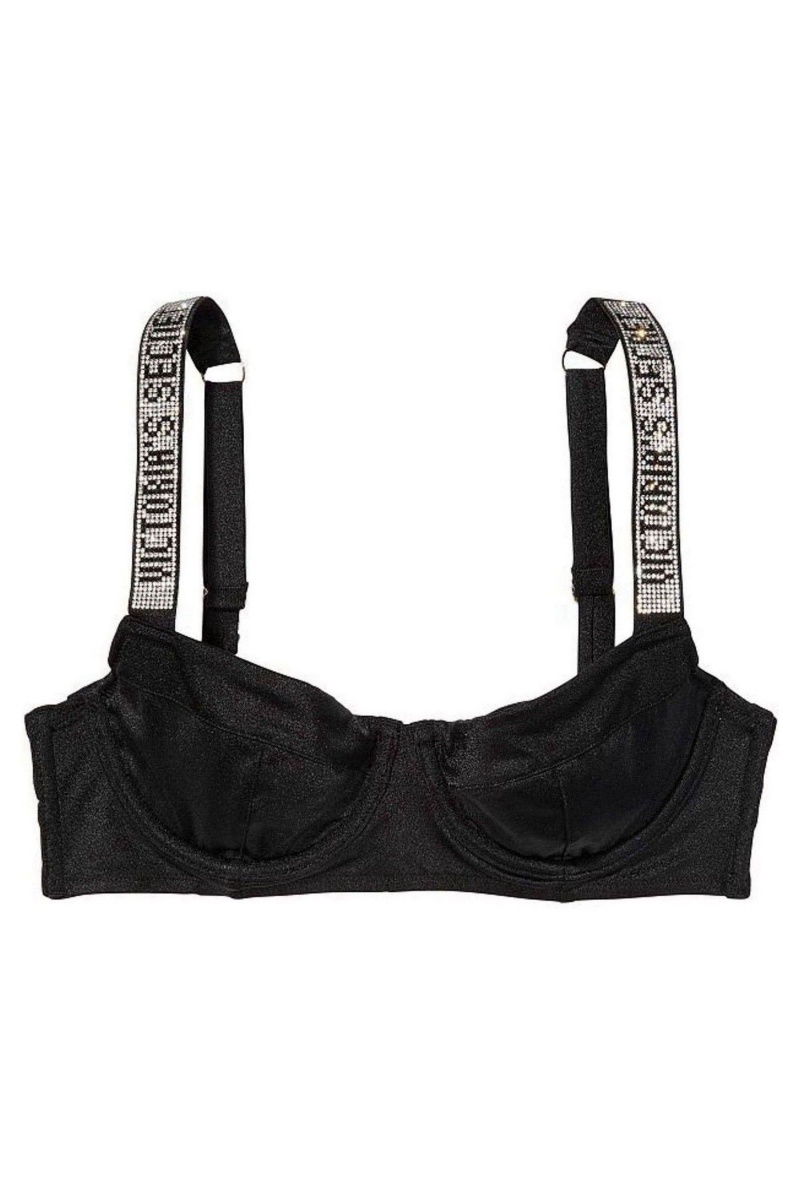 Black Victoria's Secret Bikini Top | 8467HFJUA