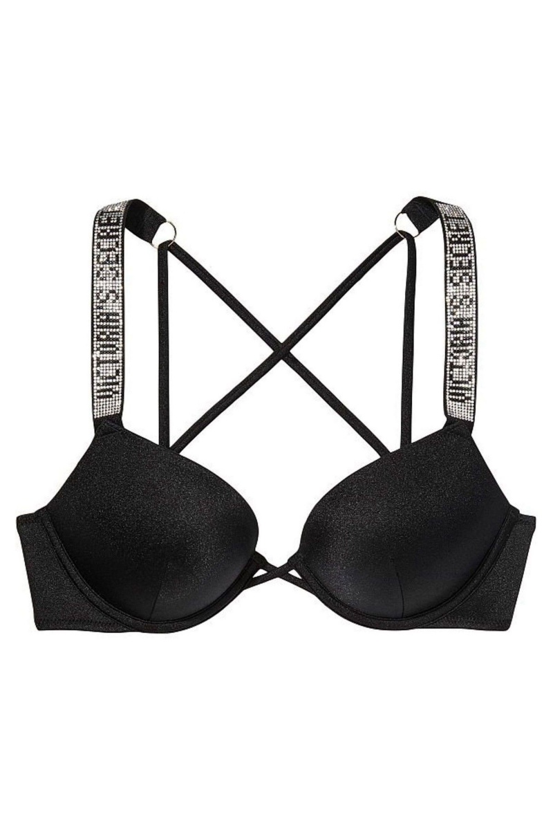 Black Victoria's Secret Bikini Top | 8754GDHAR