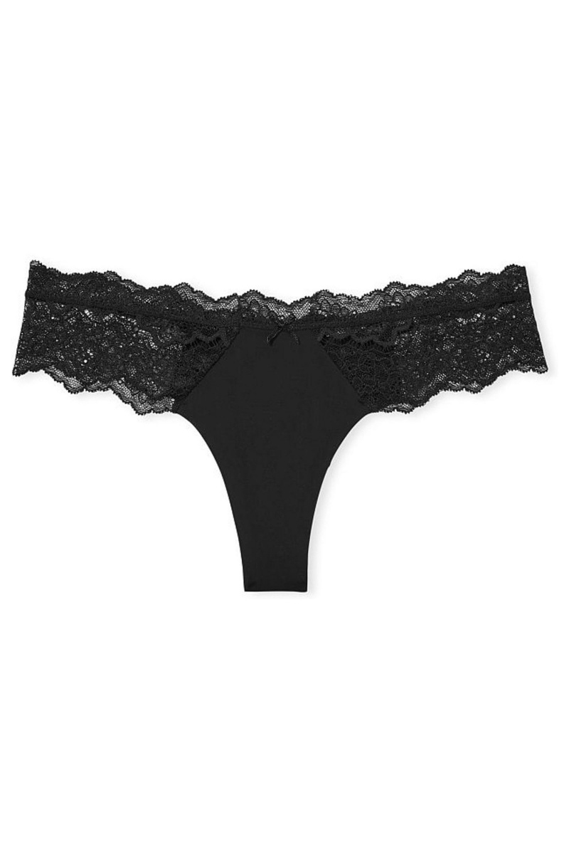 Black Victoria's Secret Dream Angels Knickers | 1483KCXON