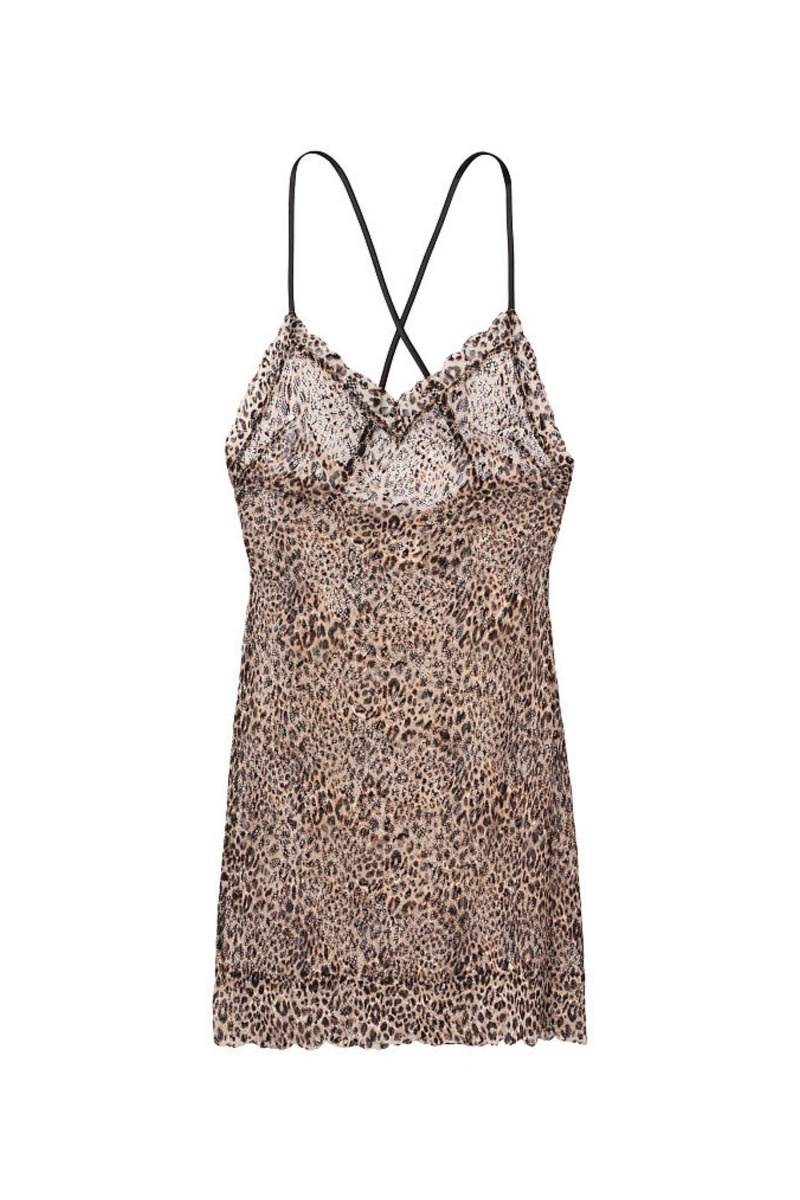 Black Victoria's Secret Lace Slip Dress | 8537QFAWZ