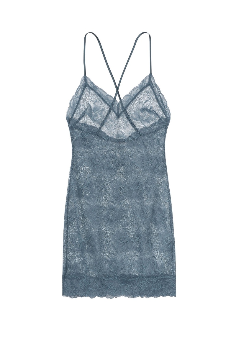 Black Victoria\'s Secret Lace Slip Dress | 8409GYAVF