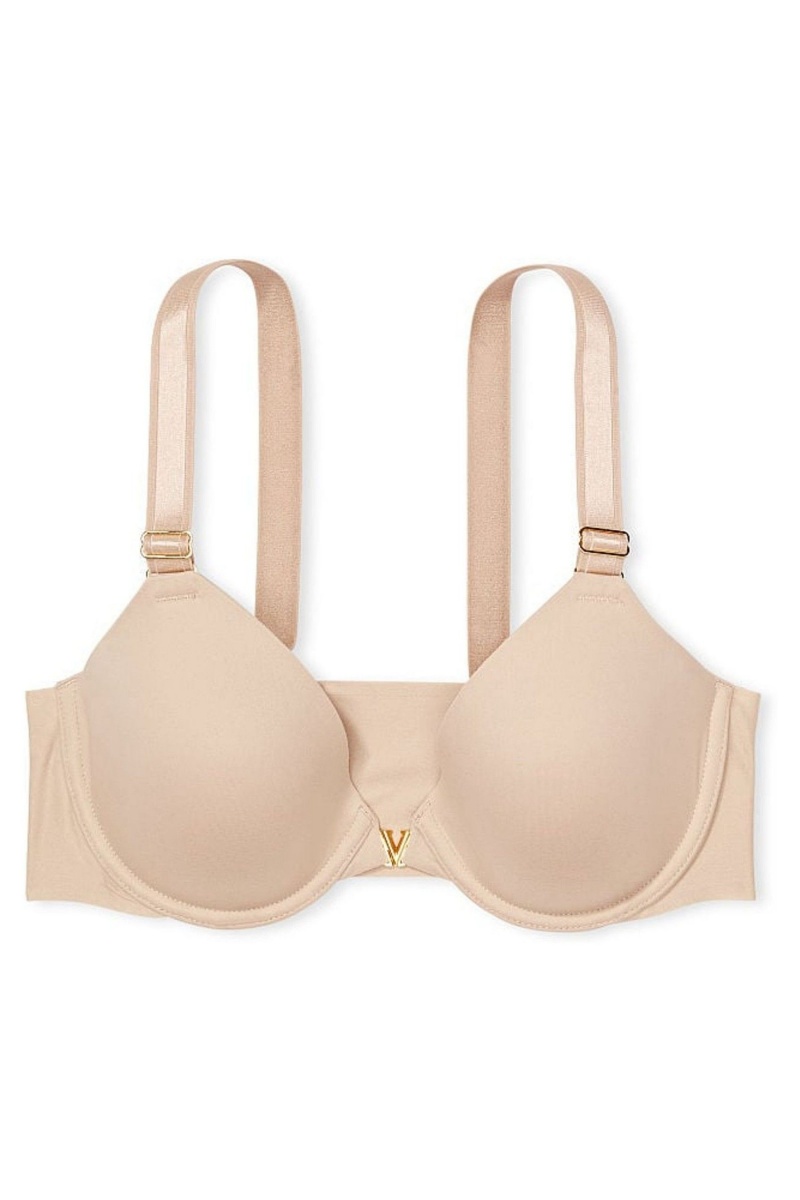 Black Victoria\'s Secret Love Cloud Front Fastening Lightly Lined Full Coverage Bra | 0468BCJQZ