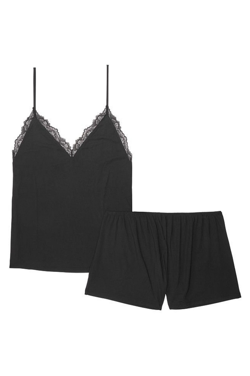 Black Victoria's Secret Modal Cami Set | 0164KYPVA