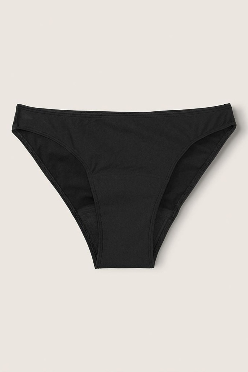 Black Victoria\'s Secret Period Pants Period Bikini Knicker | 8672MYDOJ