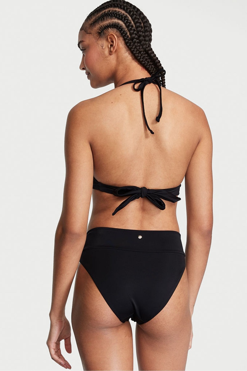 Black Victoria's Secret Swim Bikini Top | 3478NJWTK