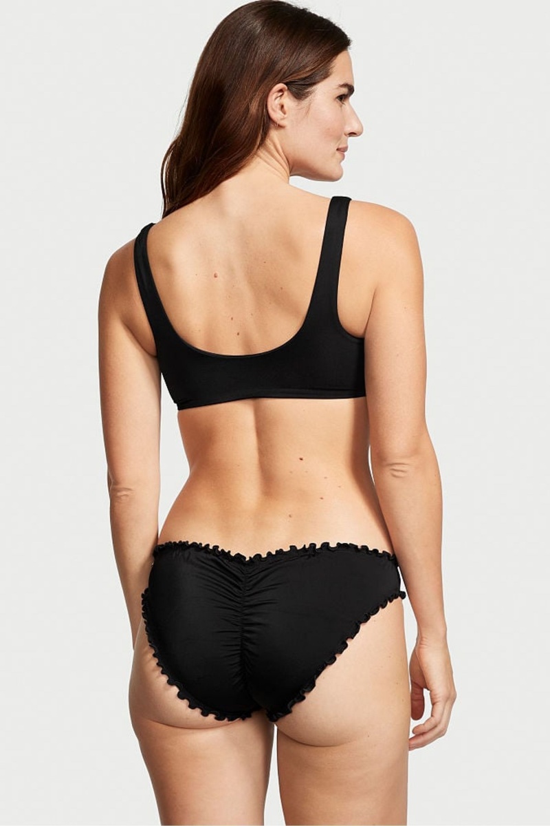 Black Victoria's Secret Swim Bikini Top | 9082HKMBW