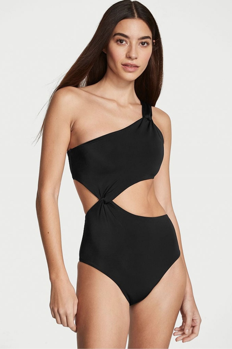 Black Victoria\'s Secret Twist Swimsuit | 4581HTFSK