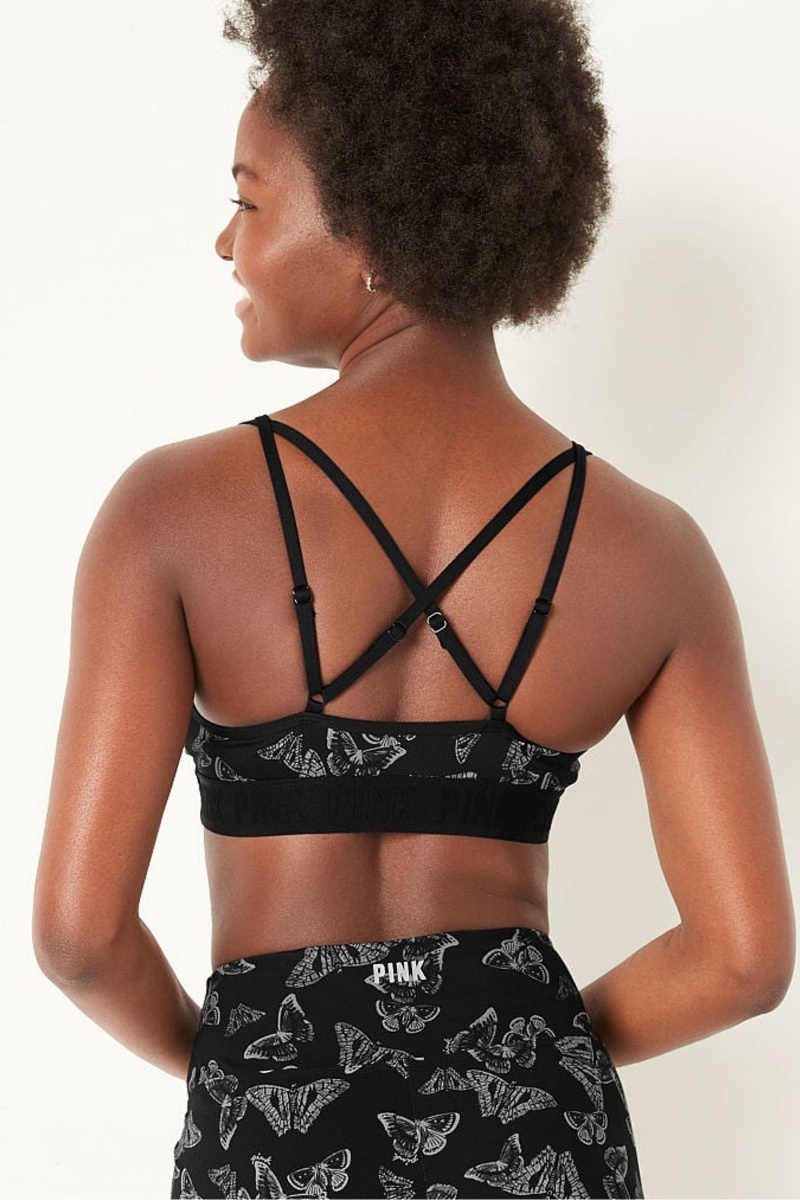 Black Victoria's Secret Ultimate Strappy Back Lightly Lined Bra | 3278UDEYH