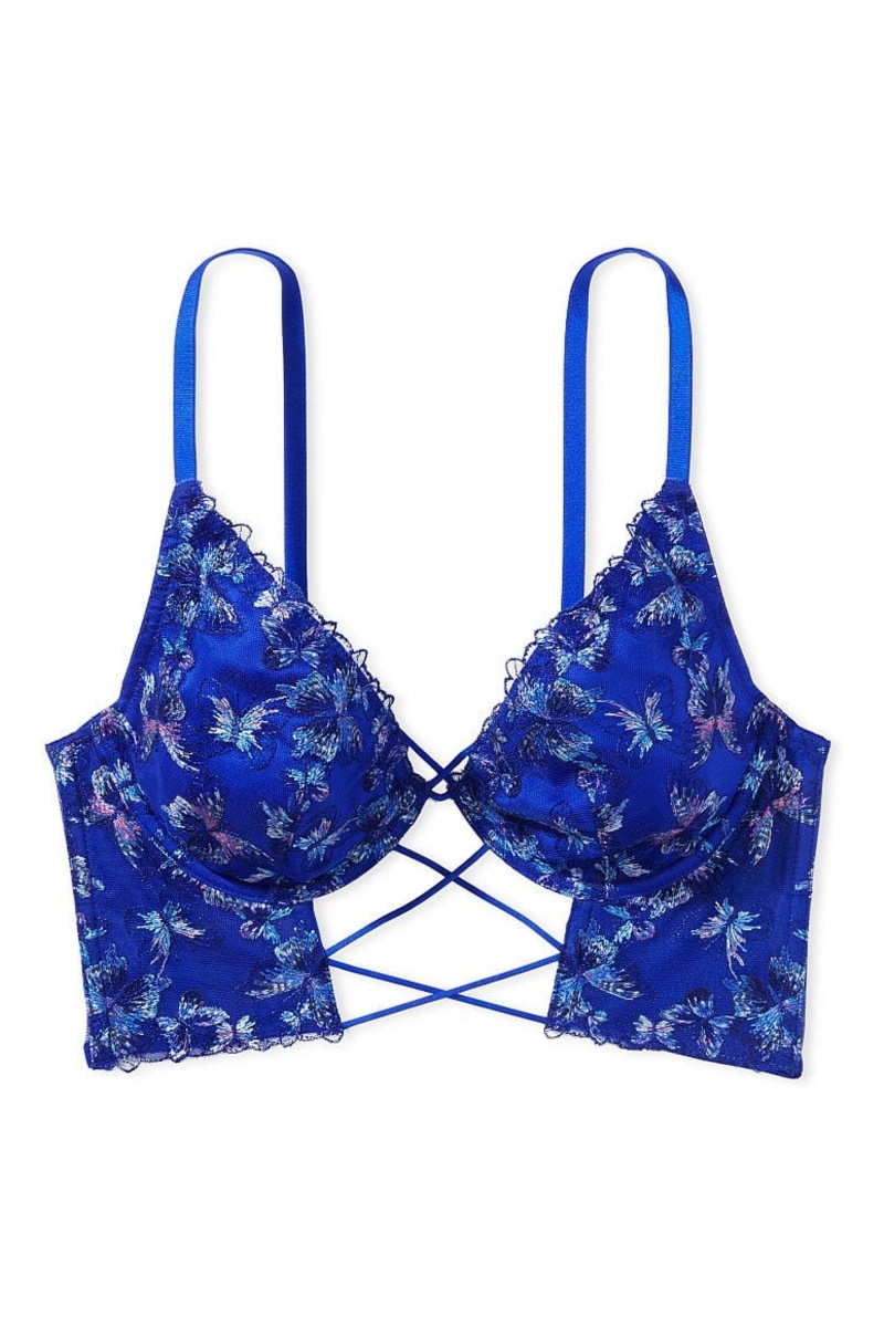 Blue Oar Victoria's Secret Very Sexy Embroidered Bra | 9420PDLRB