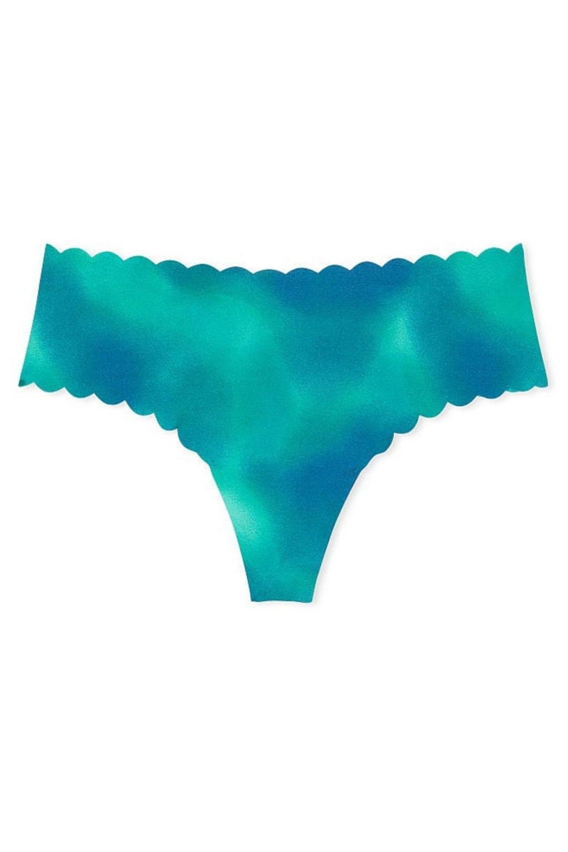 Blue Soft Ombre Victoria's Secret Sexy Illusions by Victorias Secret No Show Thong Knickers | 2075CYDMO