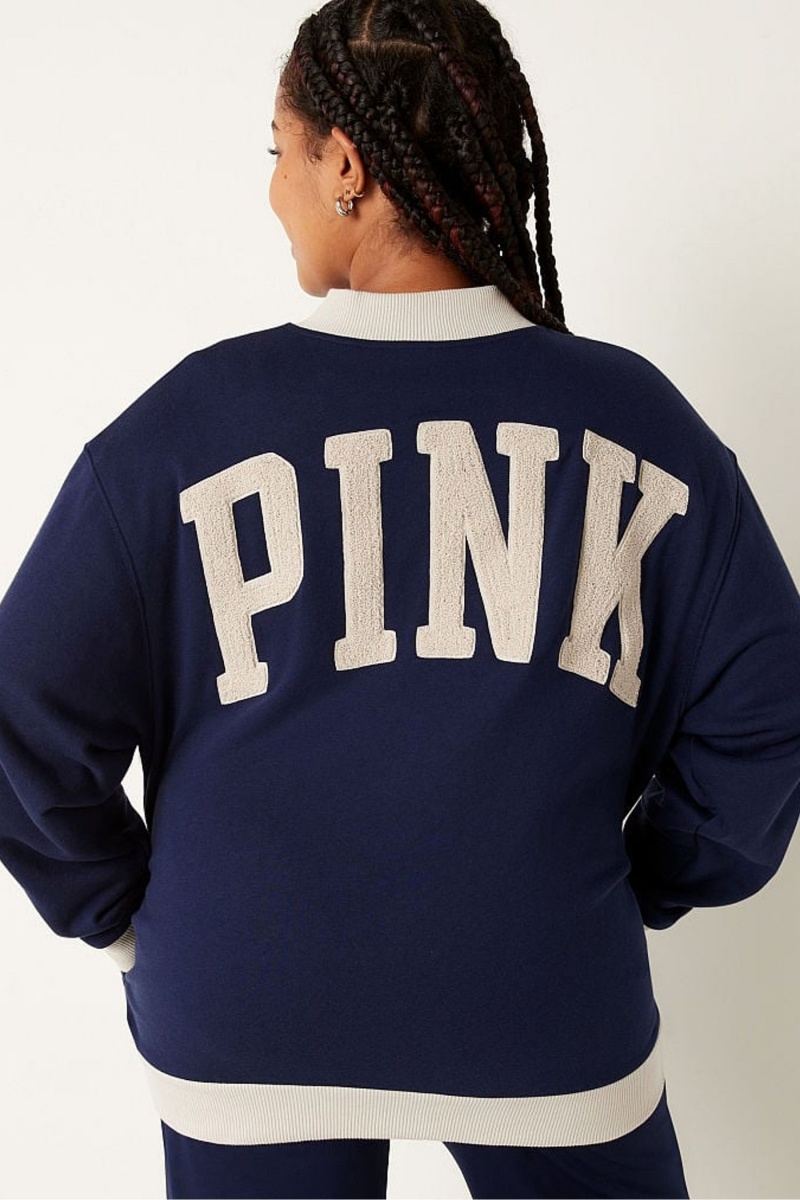 Blue Victoria's Secret Varsity Jacket | 9135TYSGM