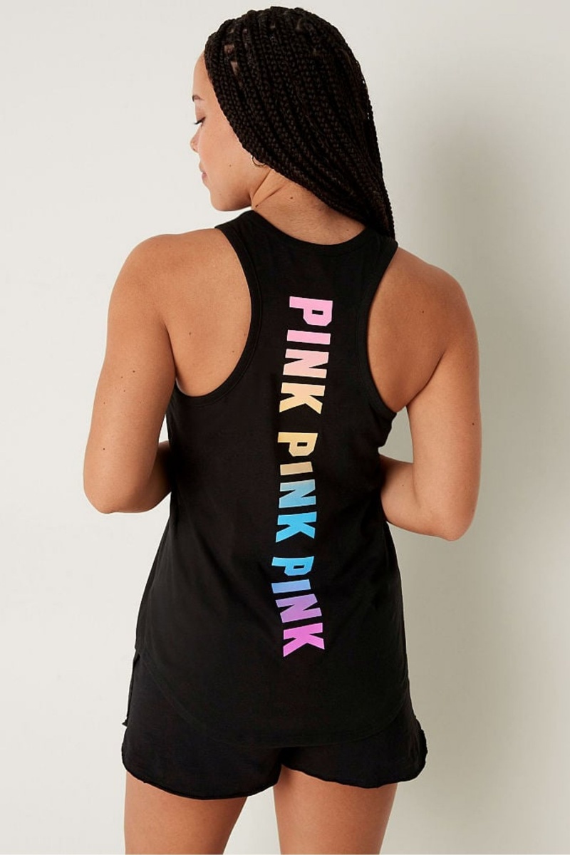 Bright Marine Blue Victoria's Secret Everyday Ringer Tank | 9420NSYAJ