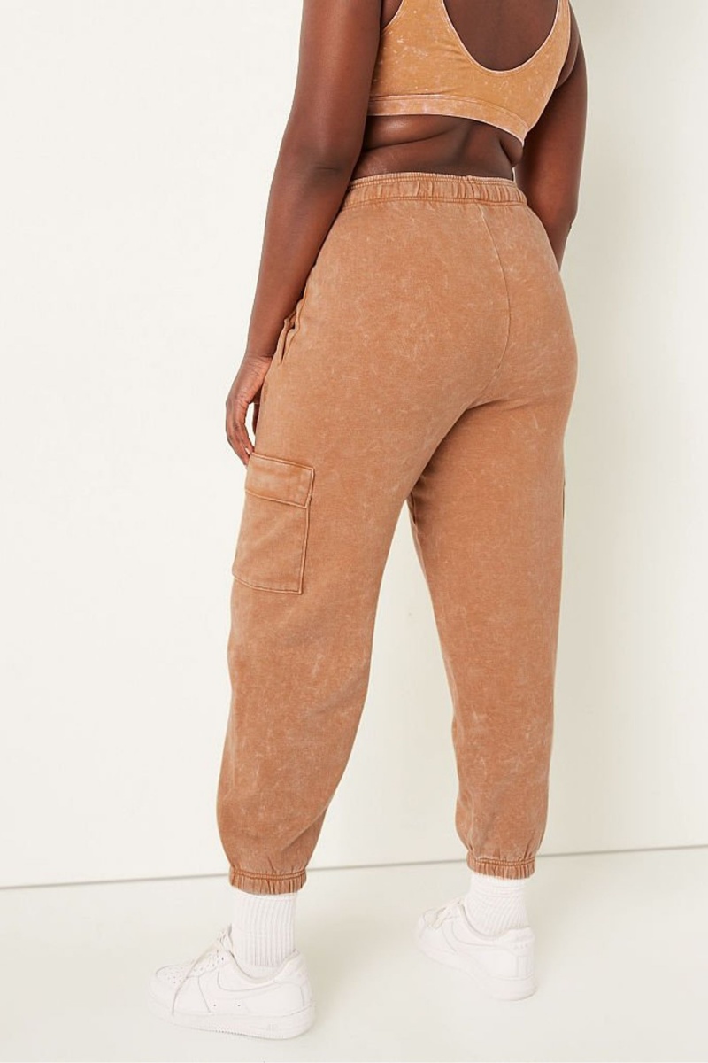 Brown Victoria's Secret Fleece Lounge Jogger | 5802EKAIV