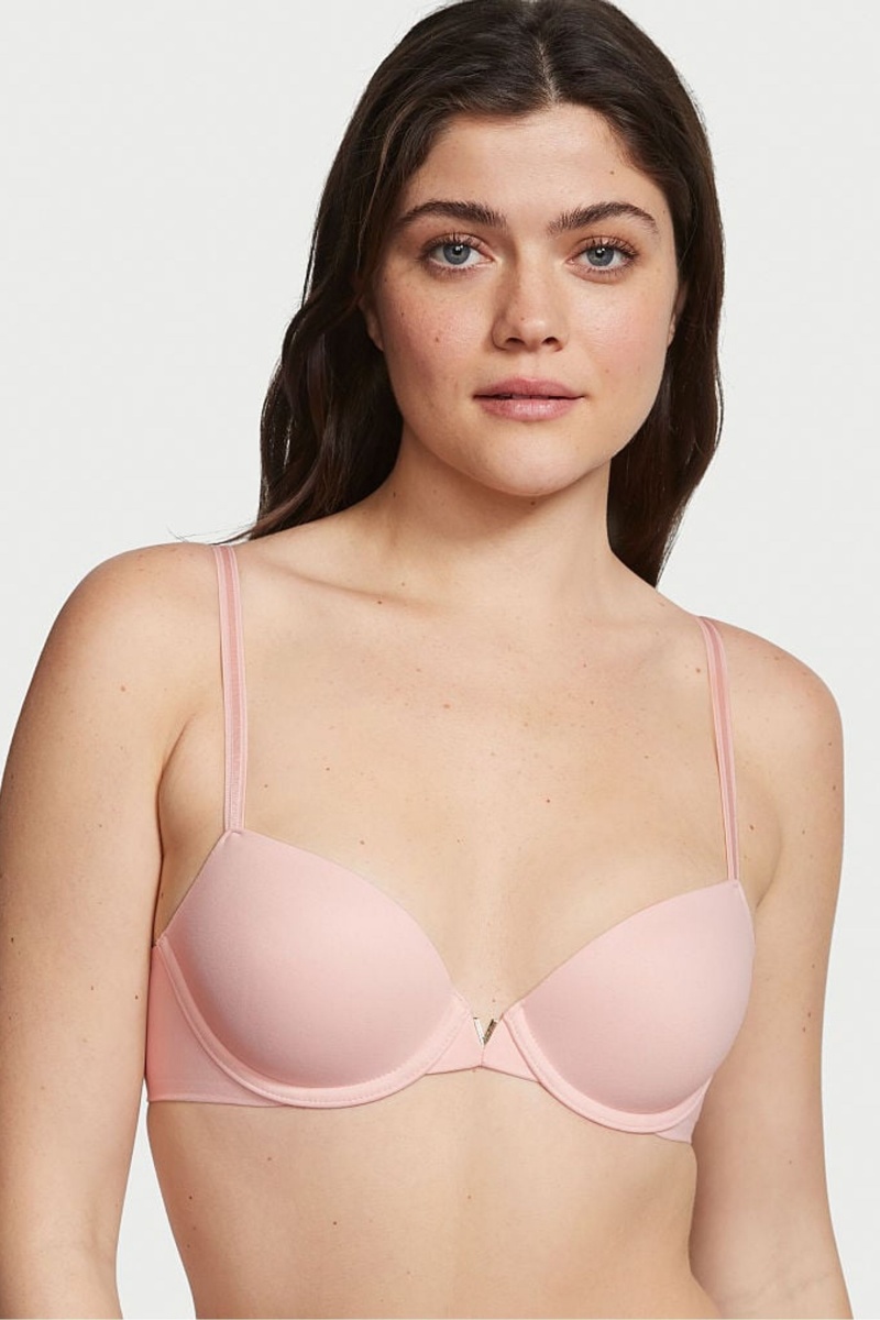 Brown Victoria\'s Secret Smooth Lightly Lined Demi Bra | 9625XARFU