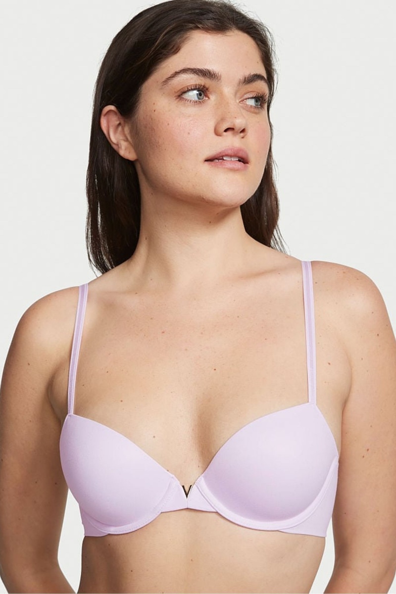 Brown Victoria\'s Secret Smooth Lightly Lined Demi Bra | 3487WSFOE