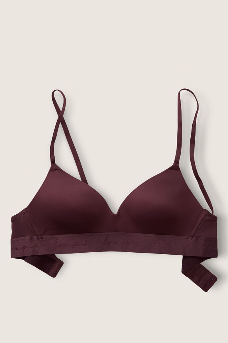 Burnt Umber Brown Victoria's Secret Wear Everywhere Smooth Lightly Lined Non Wired T-Shirt Bra | 0953AJGKE