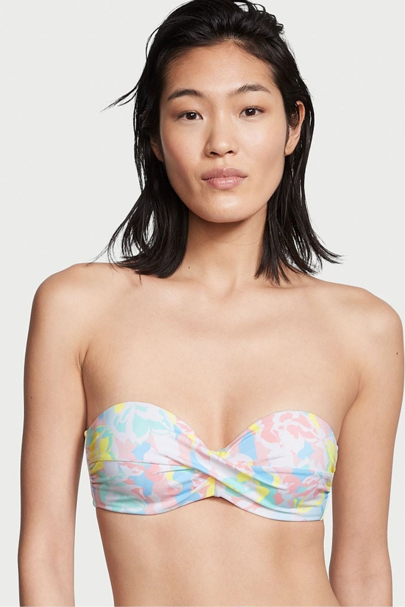 Camo Floral Victoria's Secret Swim Bikini Top | 2076JHLFR